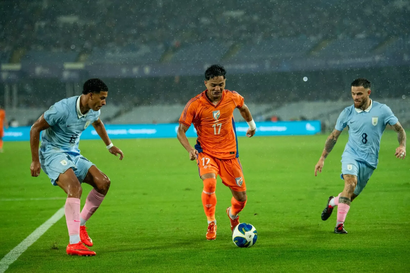 Edmund  India Vs Uruguay  - Friendly