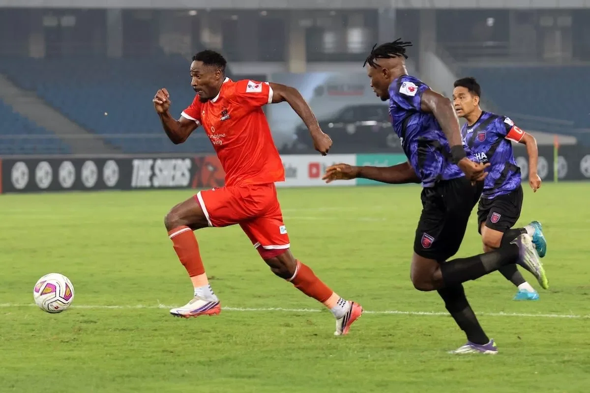 Messi Bouli celebrating after scoring for Punjab FC in ISL 2026-'27