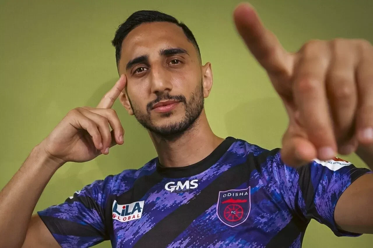 Odisha FC new signing Mahmoud Eid in pre-season photoshoot