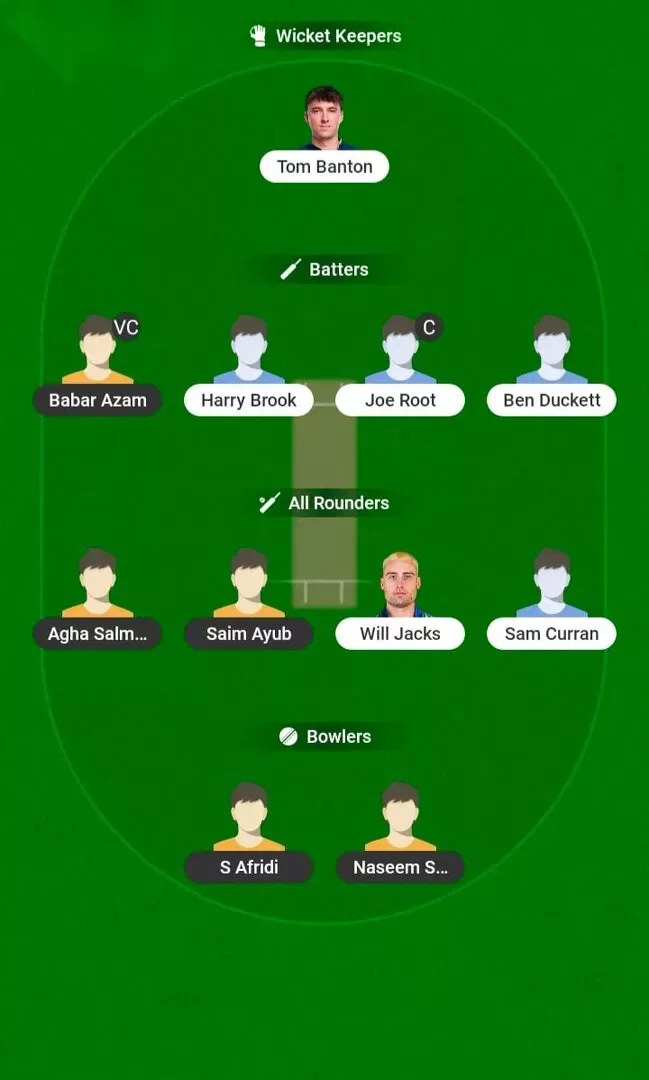 PAK vs ENG Dream11 Prediction, Dream11 Playing XI, Today Match 2nd, Pakistan ODI Tri-Nation Series 2026