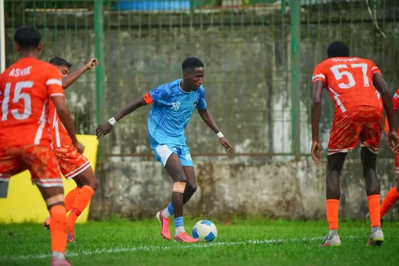 Pa Omar Babou in action for Fortis FC