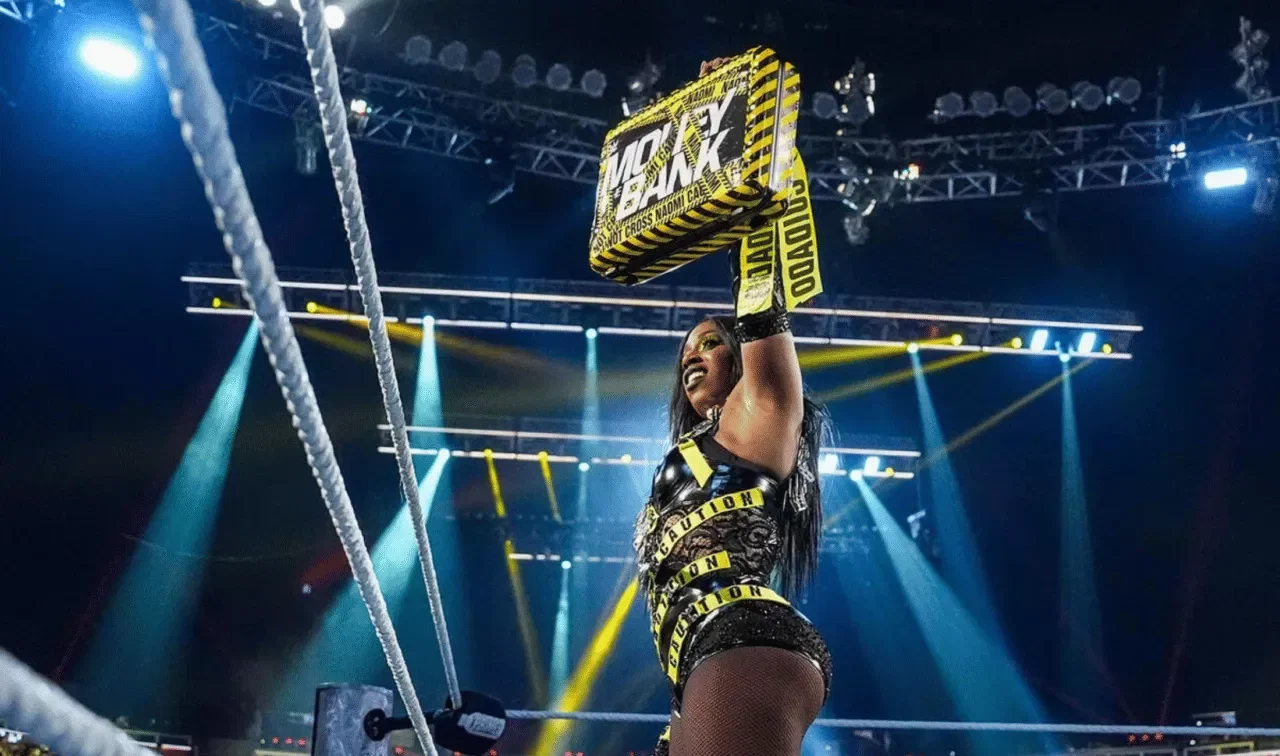 WWE Evolution 2025_ Naomi's custom MITB briefcase