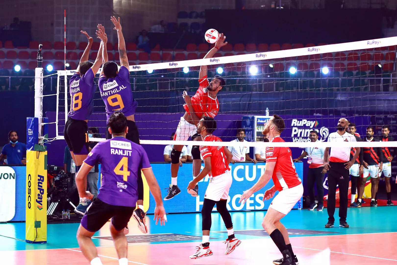 Calicut Heroes register maiden victory in Prime Volleyball League 2022