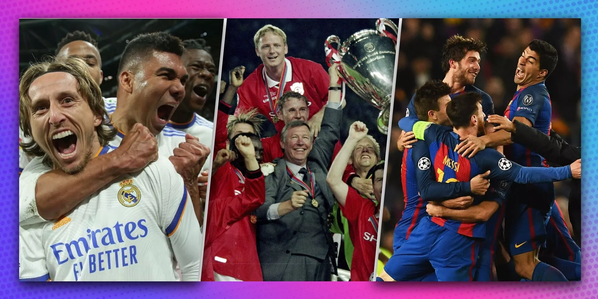 Top five Greatest comebacks by clubs in UEFA Champions League history