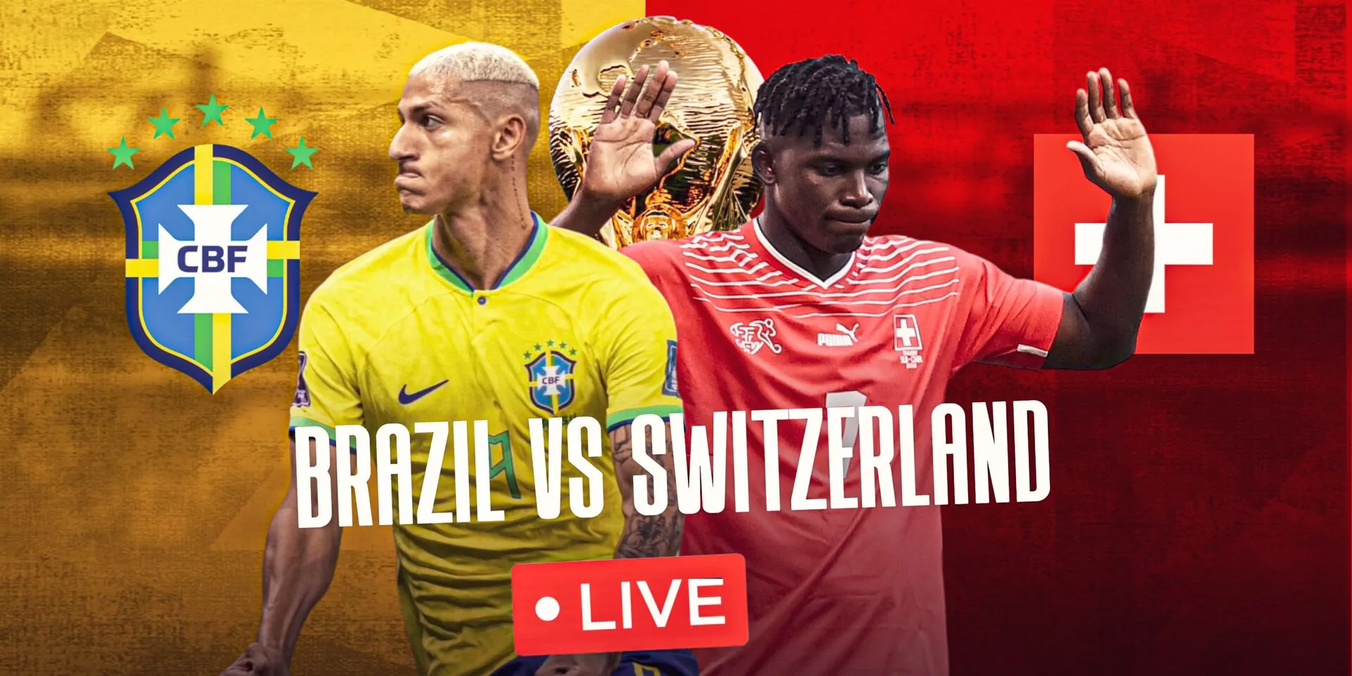 FIFA World Cup 2022 Brazil 1-0 Switzerland Replay