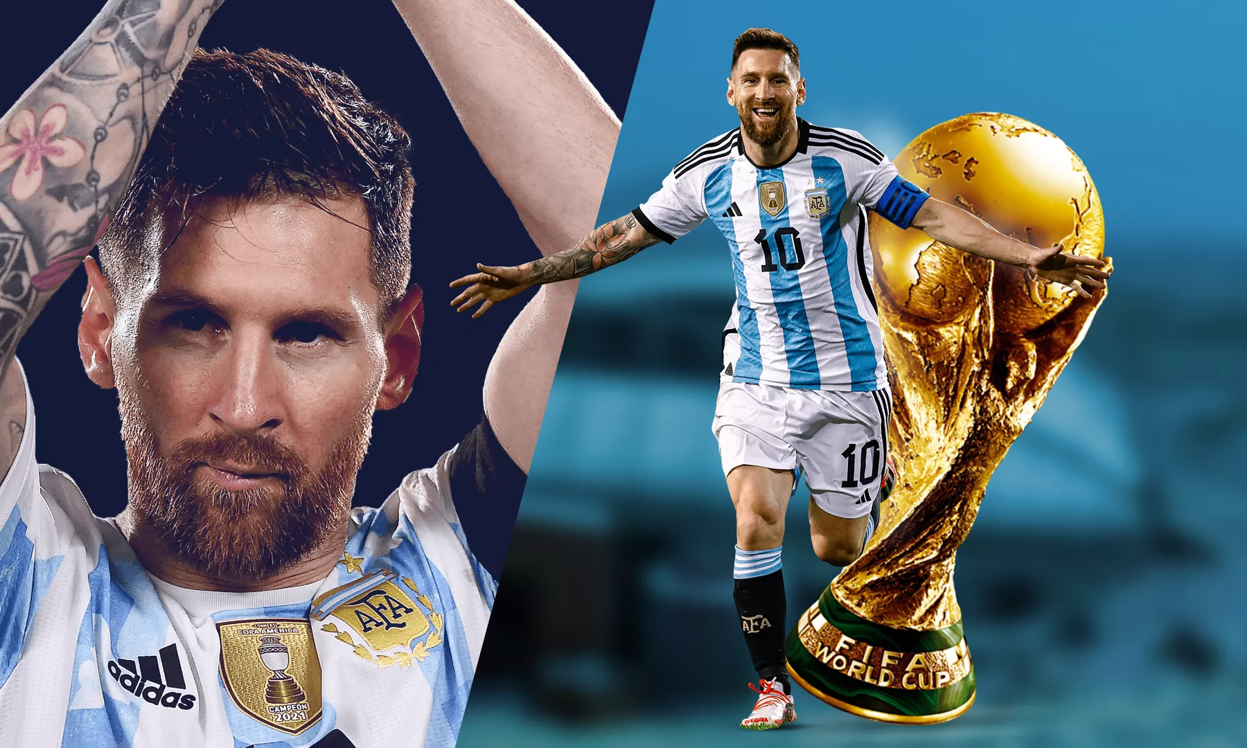 Messi campeon del mundo wallpaper