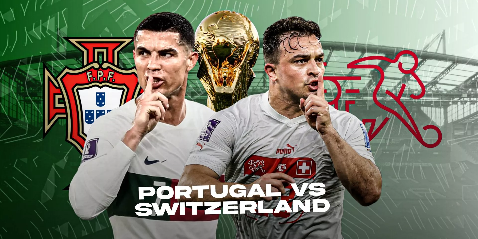 Portugal vs Switzerland Head-to-Head record