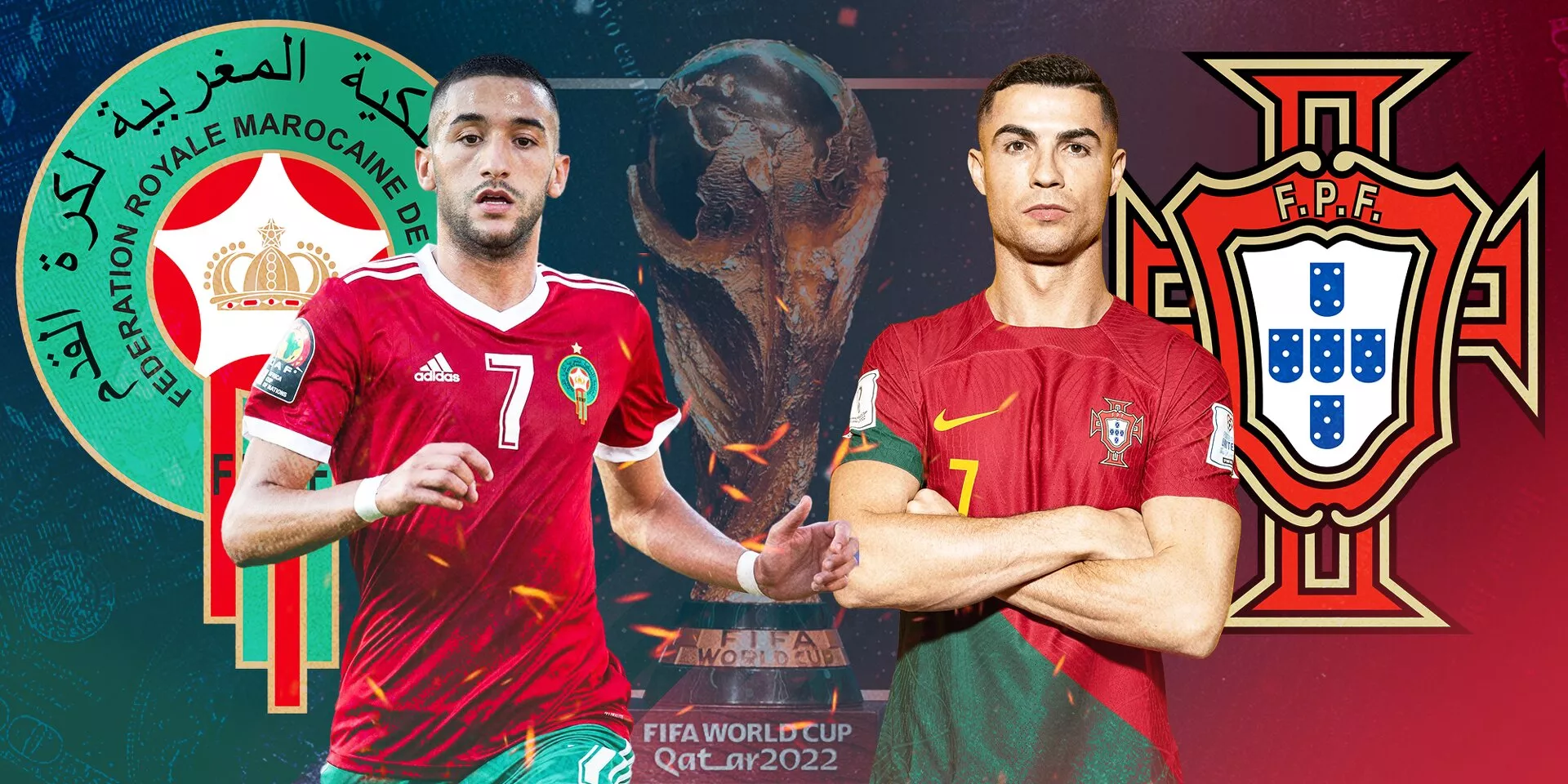 Morocco starting XI vs Portugal: Ziyech, Hakimi start against Ronaldo's  side