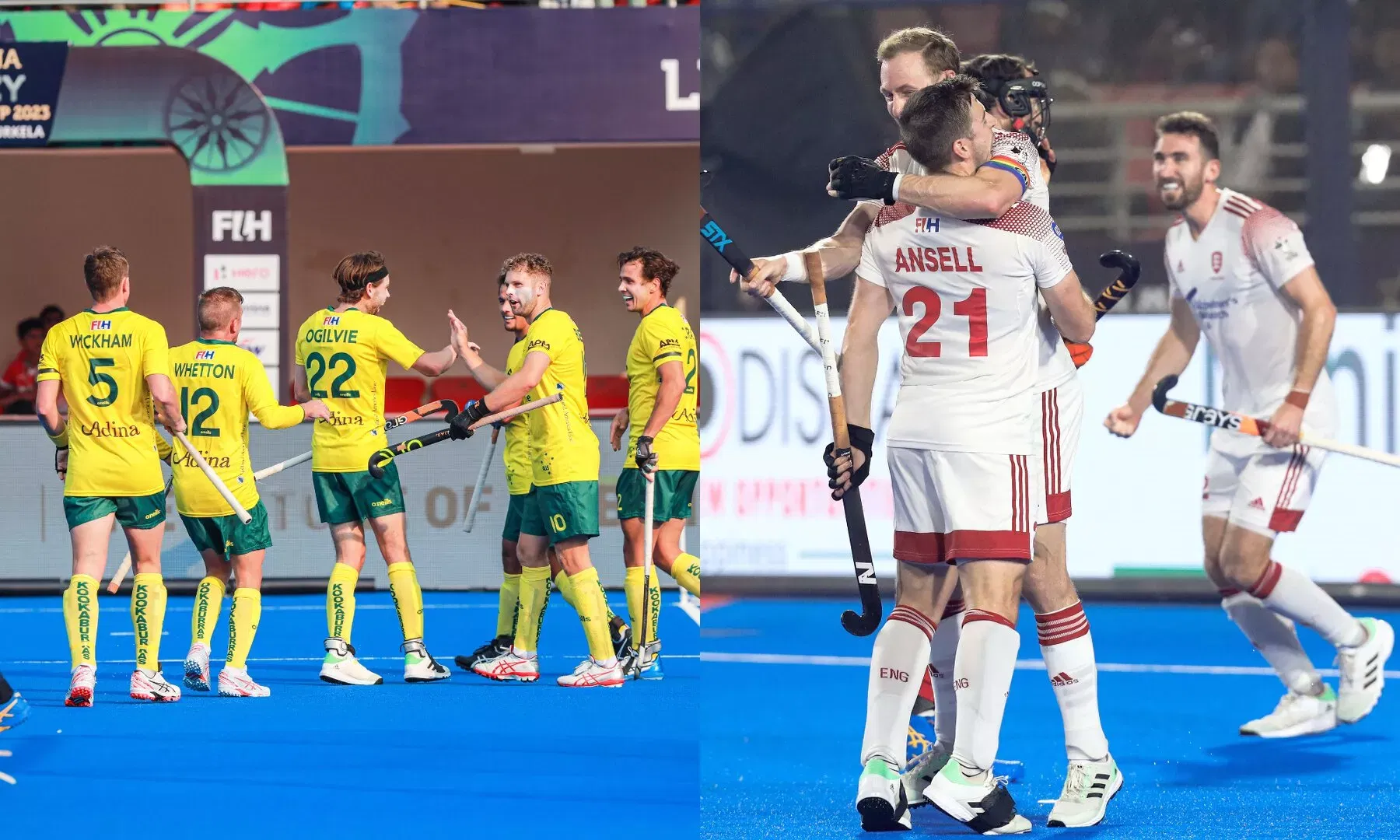Men’s Hockey World Cup 2023 Australia, England, Argentina and India