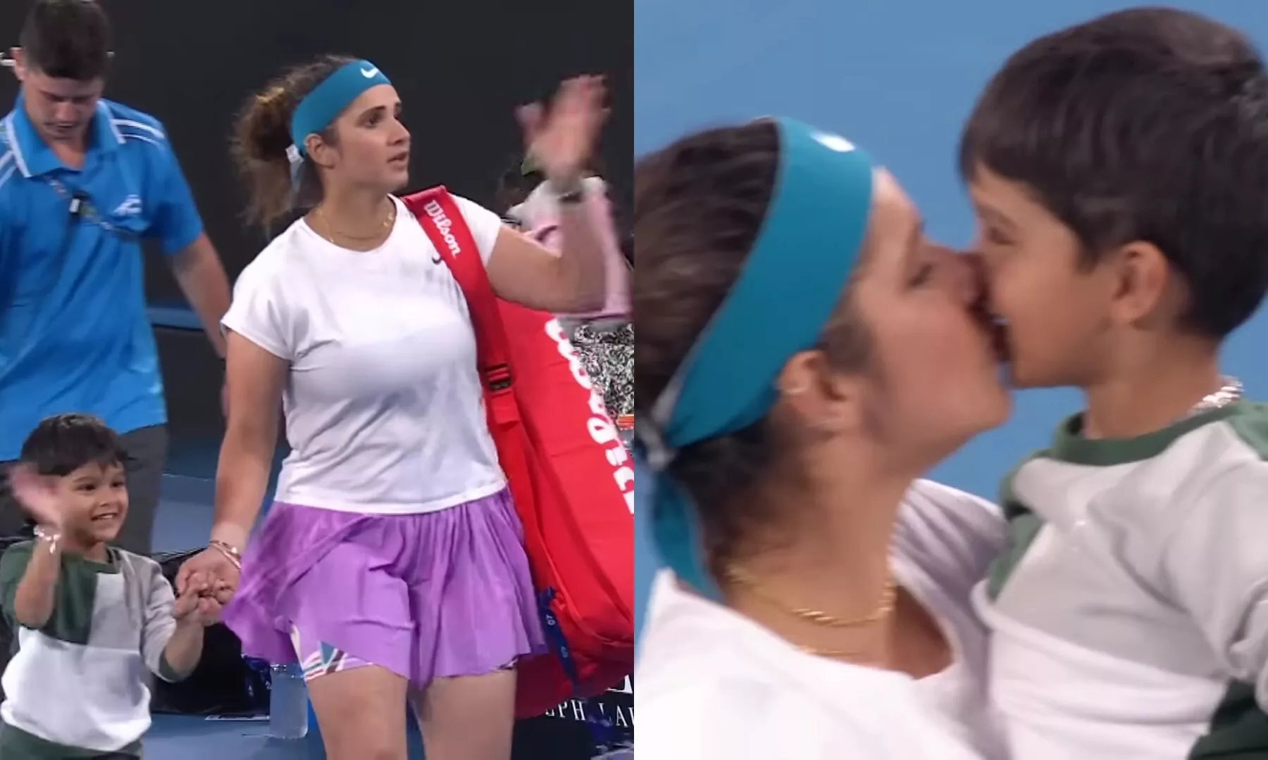 Watch Sania Mirza Shares Adorable Moment With Son Izhaan After