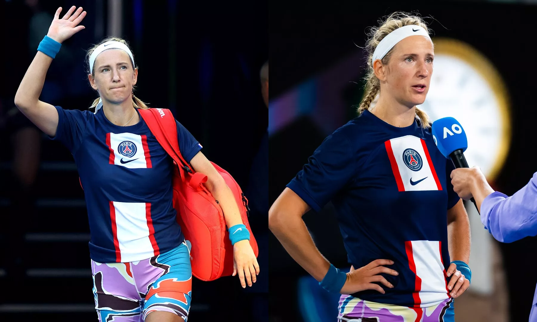 Tennis star explains reason for wearing PSG shirt at Australian Open