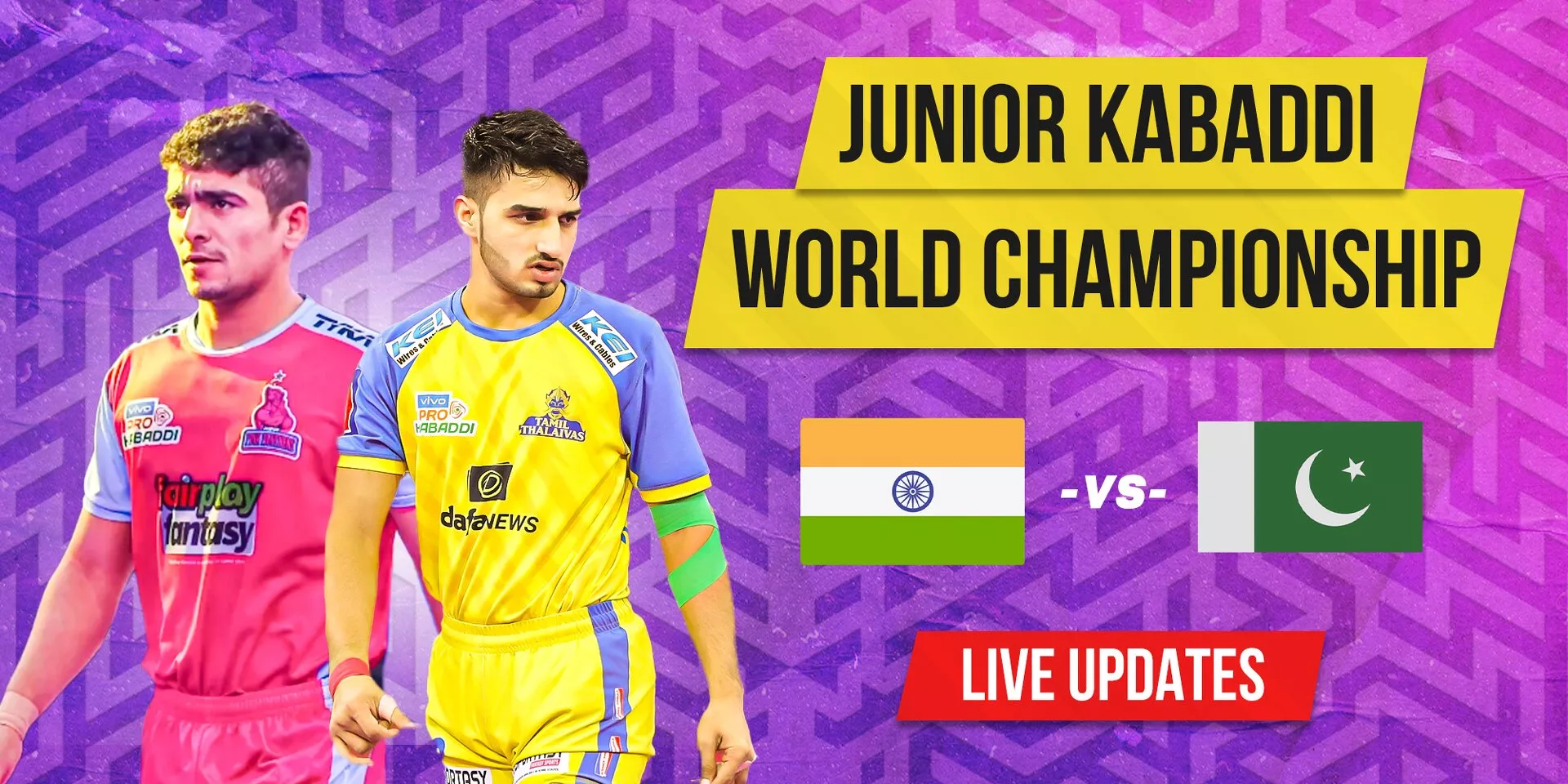 Junior Kabaddi World Championship 2023 India vs Pakistan live updates