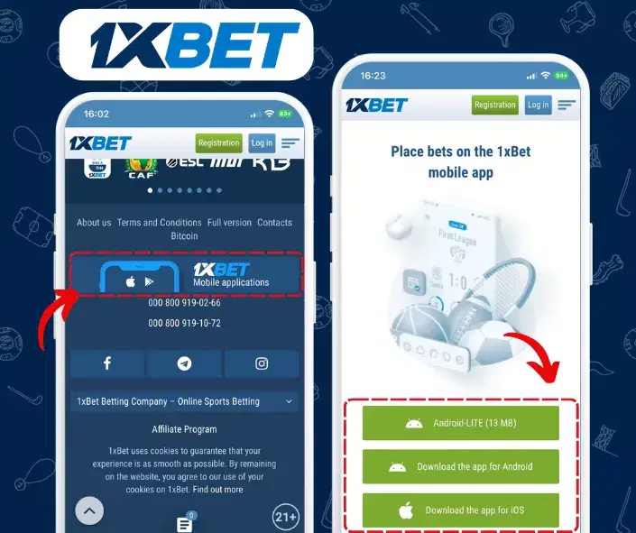 ios 1xbet download