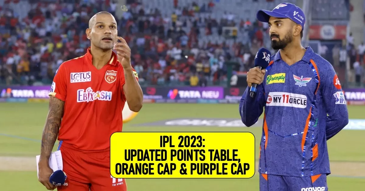 IPL 2023 Updated Points Table, Orange Cap & Purple Cap After Match 38 ...