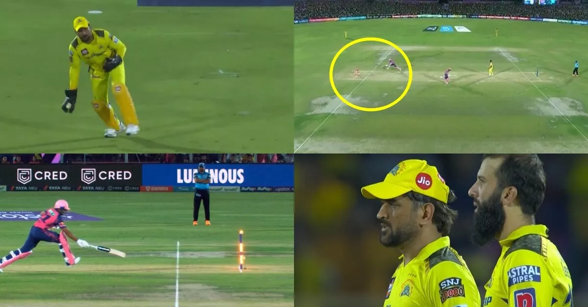 Watch: MS Dhoni's brilliance from behind the stumps gets the better of Dhruv Jurel
