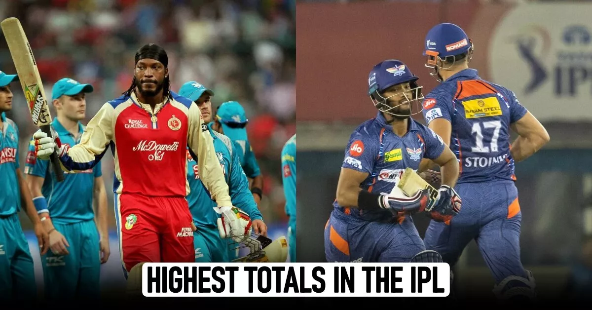 Top 5 highest totals in IPL history