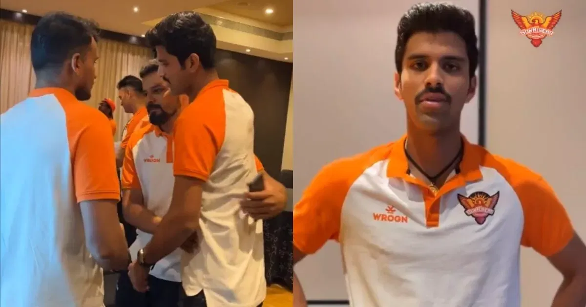 Washington Sundar bids an emotional goodbye to SRH camp as he gets