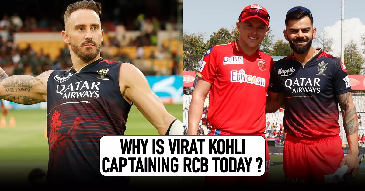Revealed: Why Virat Kohli is captaining RCB vs PBKS instead of Faf du Plessis