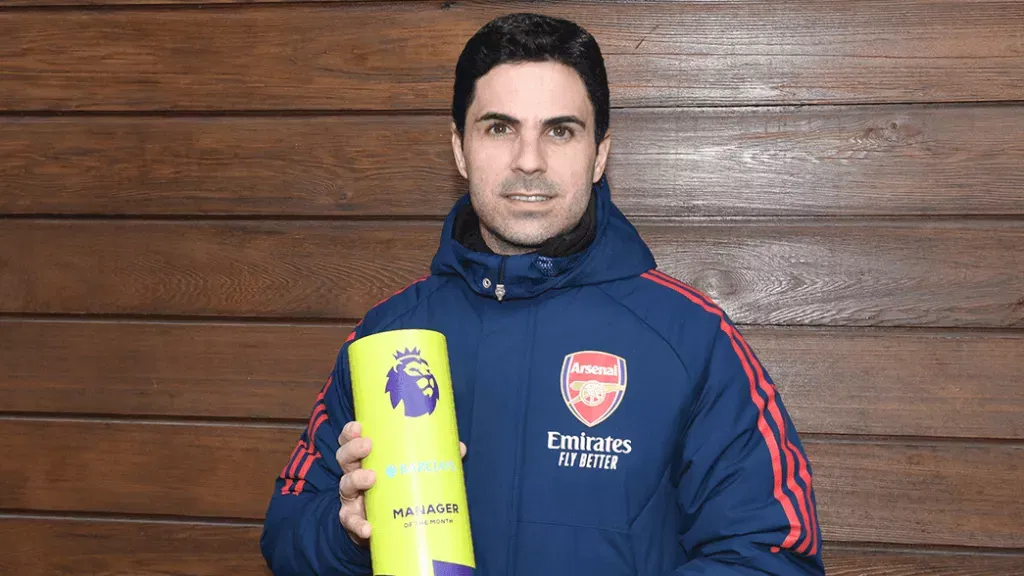 Managers to win 4+ MOTM awards in single Premier League season  Mikel Arteta