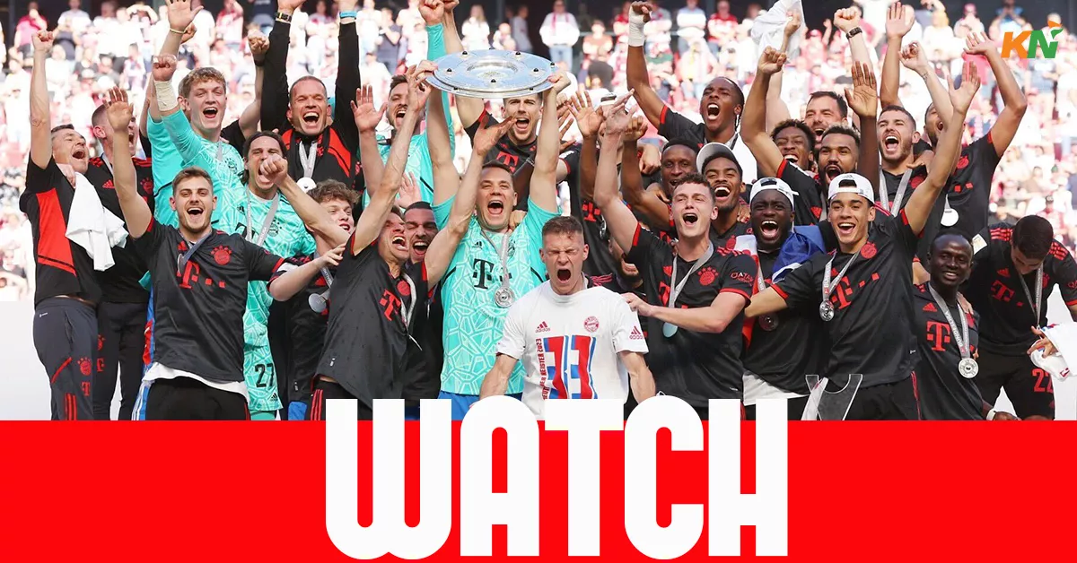 Watch: Bayern Munich lift 11th successive Bundesliga title