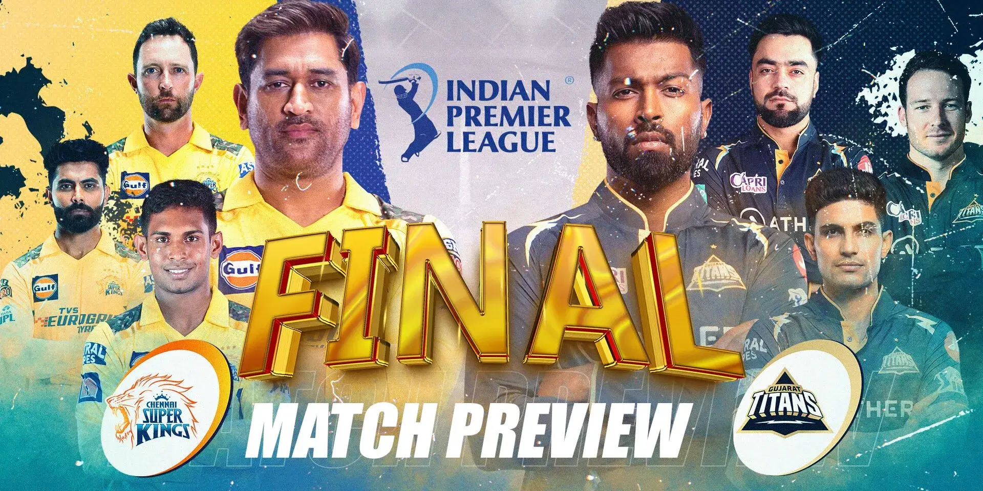 Final Csk Vs Gt Preview Buoyant Gujarat Titans Look For Consecutive Titles But Dhoni Led Csk 