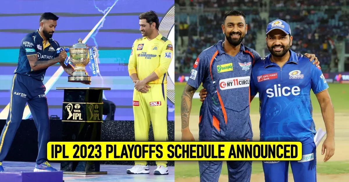IPL 2023 playoffs schedule announced