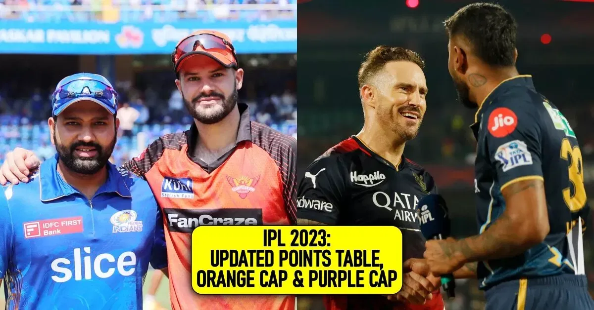 IPL 2023 Updated points table, Orange cap & Purple cap after Match 69