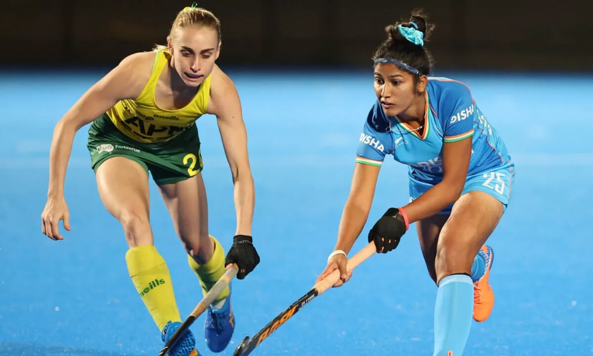 Indian women's hockey team India vs Australia