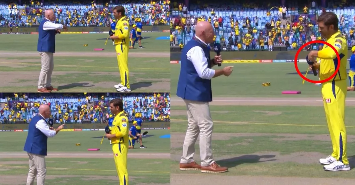 Watch: MS Dhoni Signals With Hand Gesture To Opt To Bat First Against