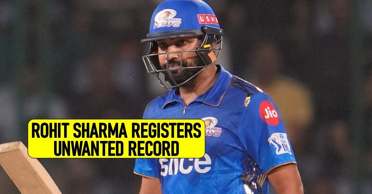 Rohit Sharma achieves unwanted record, registers most ducks in the IPL history