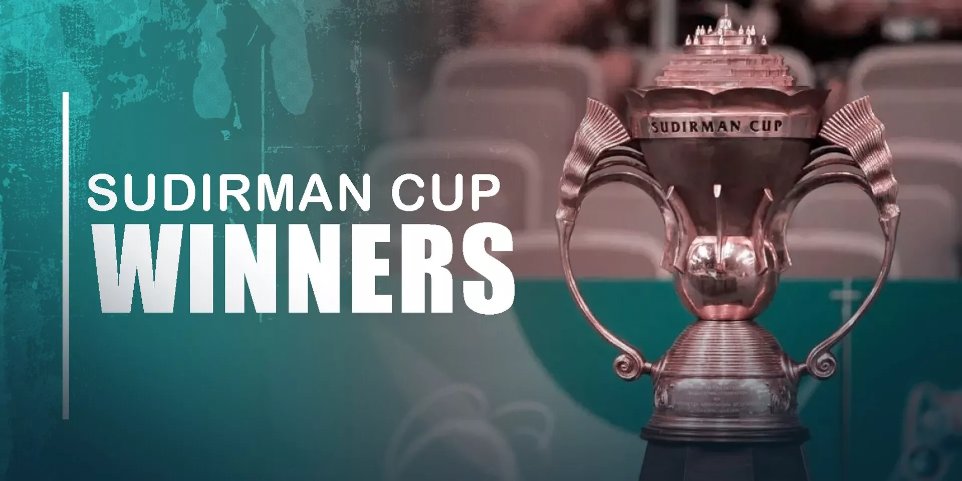 Which nations have won Sudirman Cup trophy?