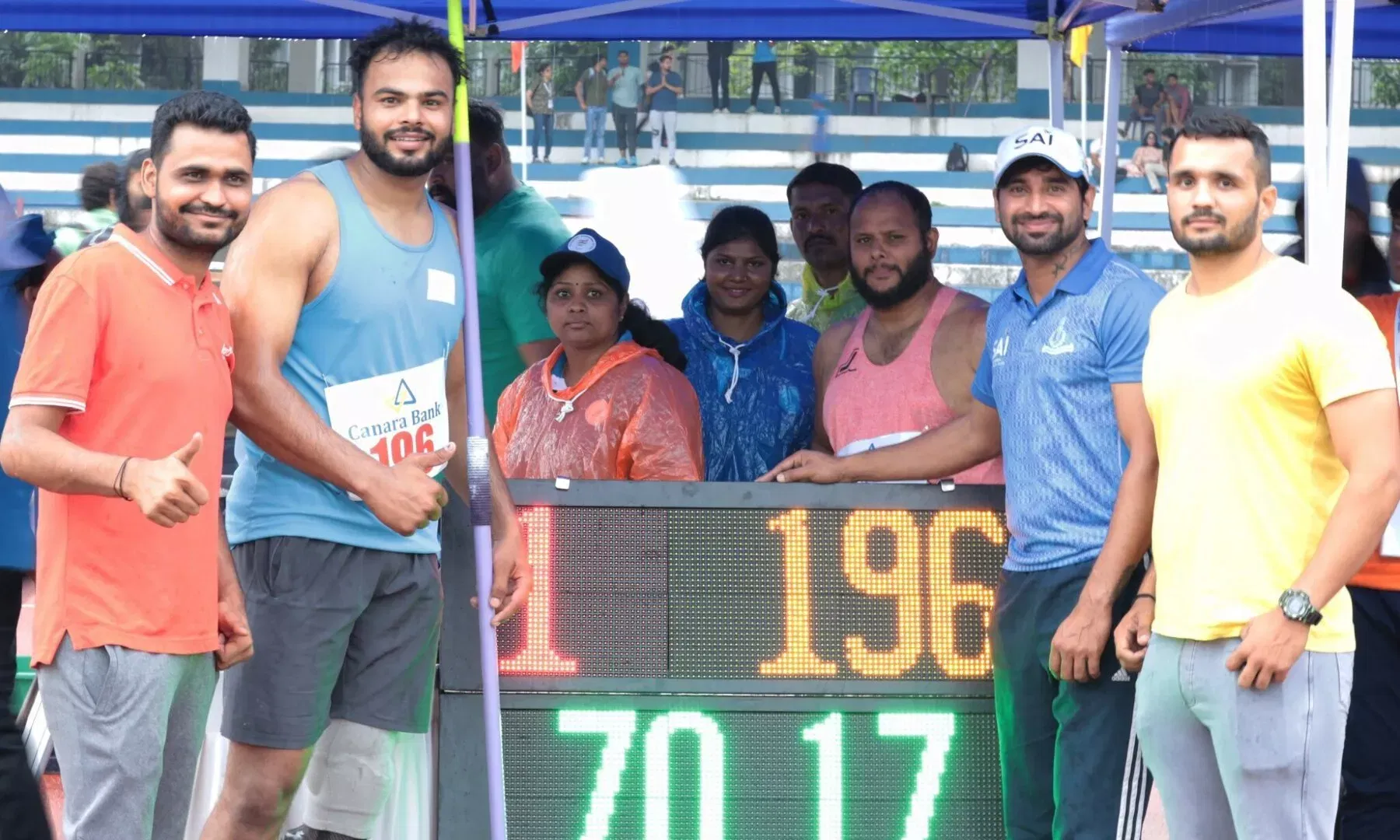 Sumit Antil sets new javelin throw World Record in Indian Open National