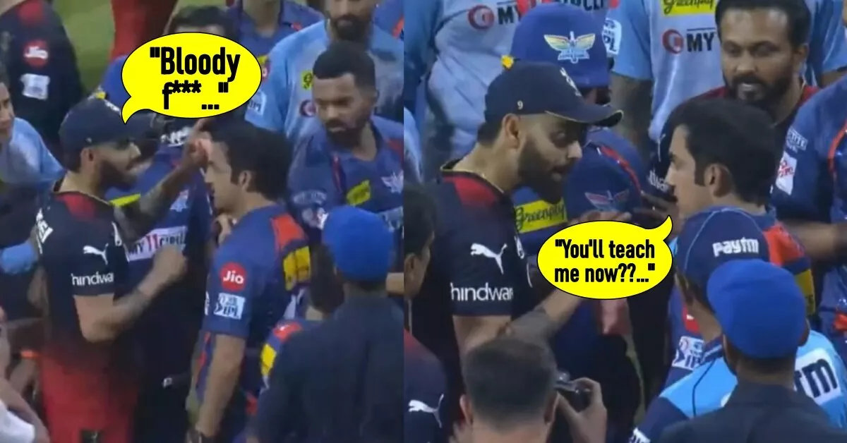 virat kohli and gautam gambhir fight reason