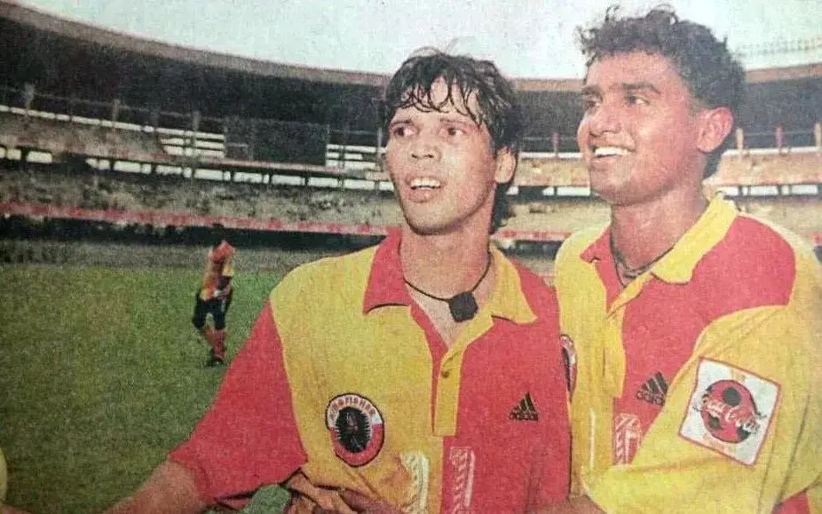 Top Indian Footballers Carlton Chapman and Dipendu Biswas