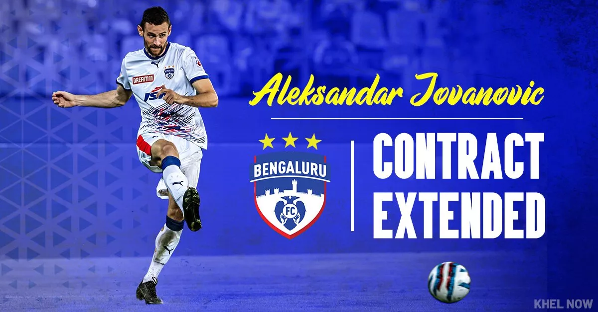 Aleksandar Jovanovic Contract extend Bengaluru FC ISL