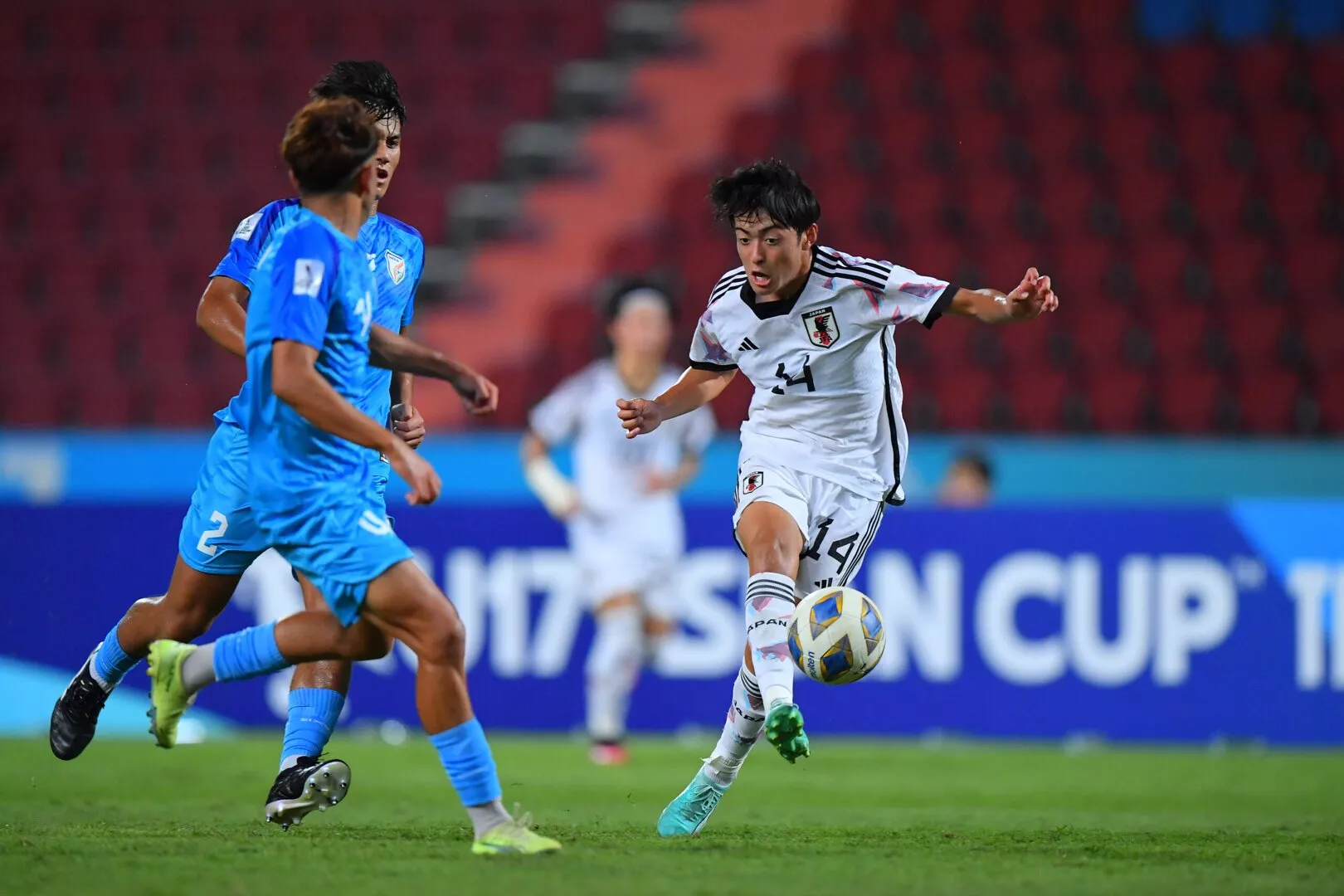 AFC U17 Asian Cup Japan prevail over India in 12goal thriller