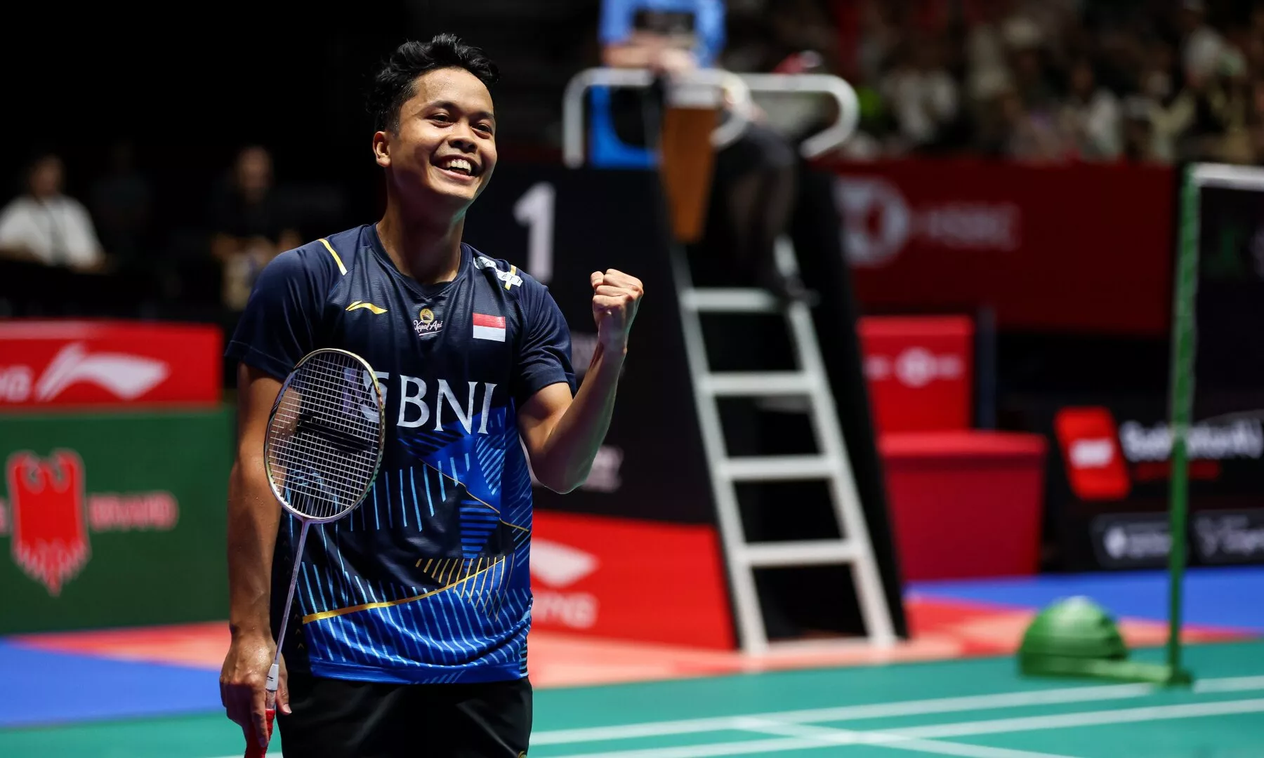 Anthony Sinisuka Ginting becomes first player in 20 years to defend mens singles title at Singapore Open 2023