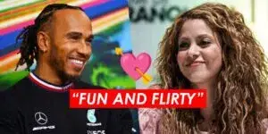 Shakira and F1 star Lewis Hamilton
