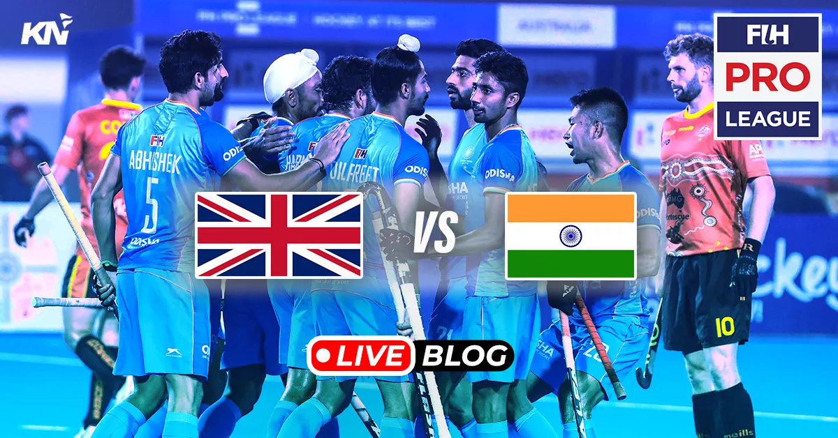 FIH Men's Hockey Pro League 2022-23 Great Britain vs India Live Updates