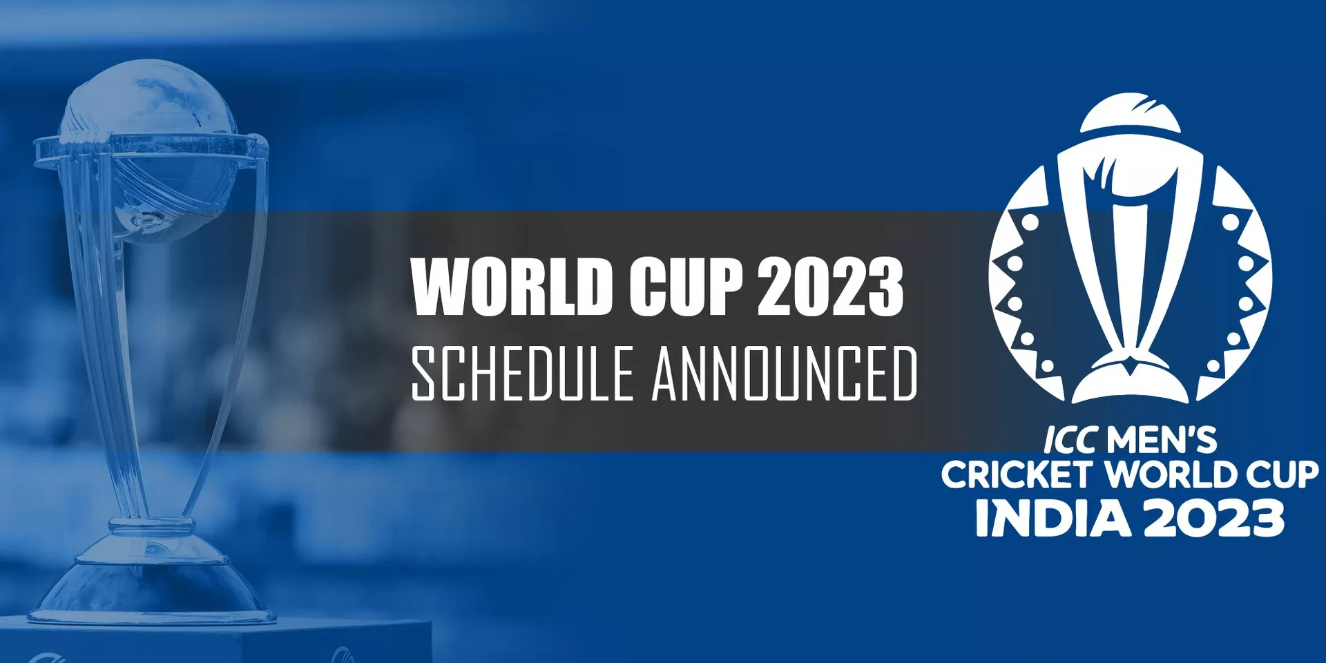 ICC Cricket World Cup 2023 schedule announced, Tournament to start on ...