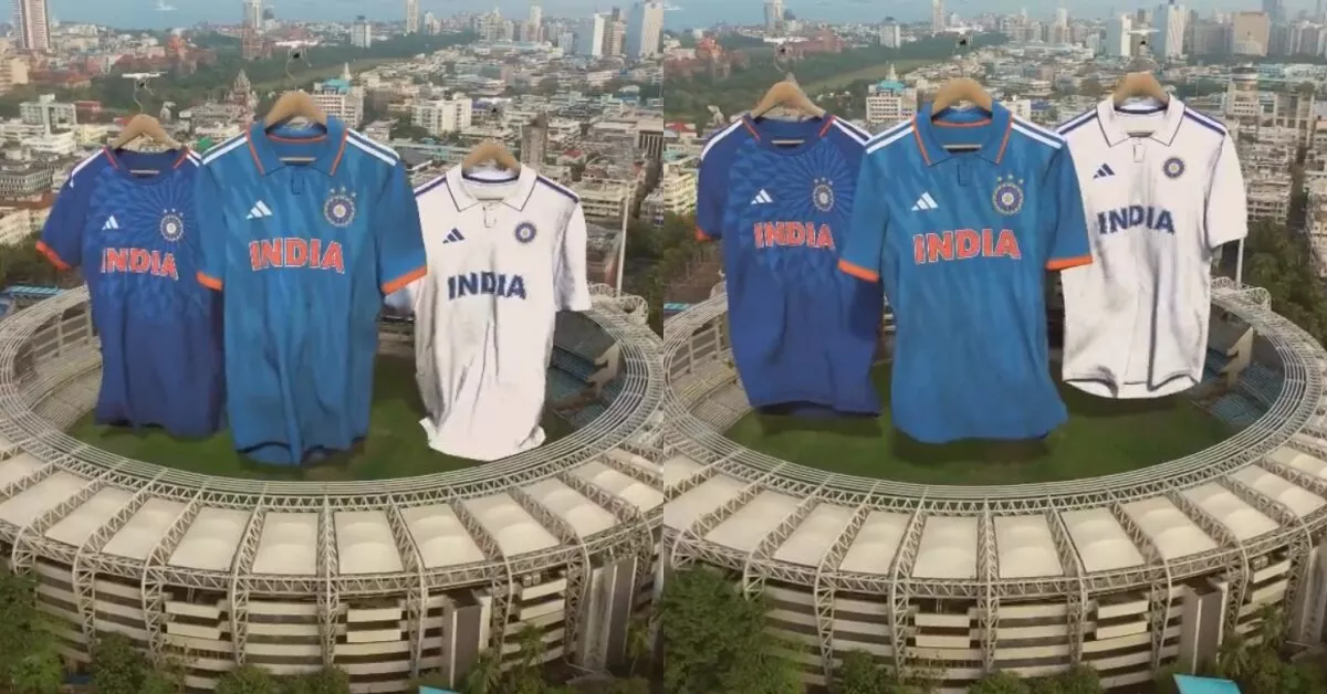 India's new Cricket jerseys for Tests, ODIs and T20Is sponsored by Adidas unveiled