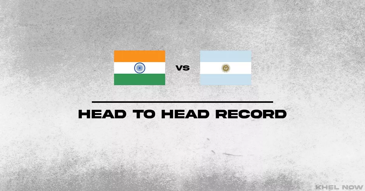 India vs Argentina head to head hockey