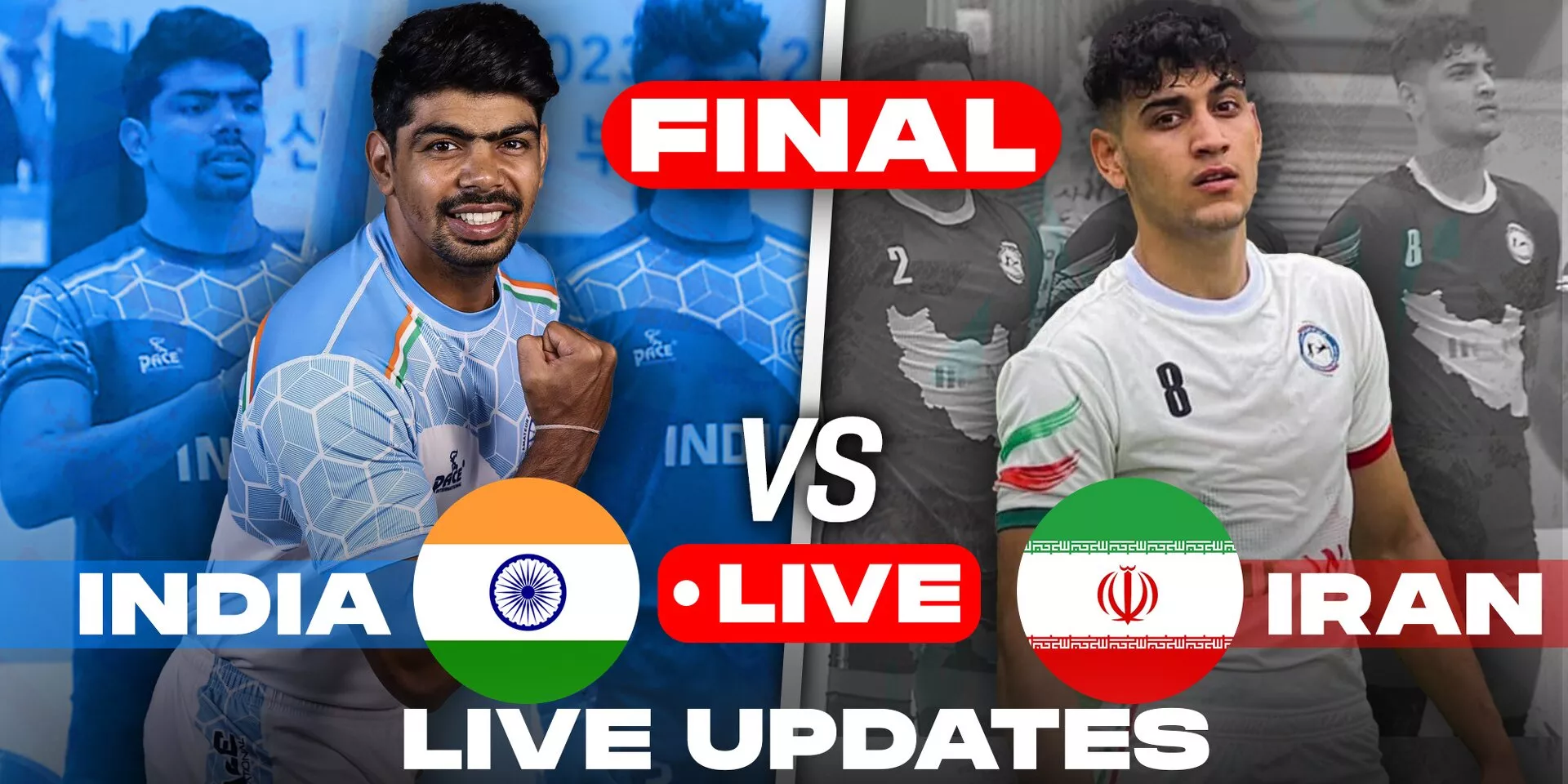 Asian Kabaddi Championship 2023 Final: India vs Iran Live Updates