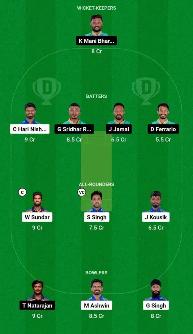 SMP vs BT Dream11 Team 2