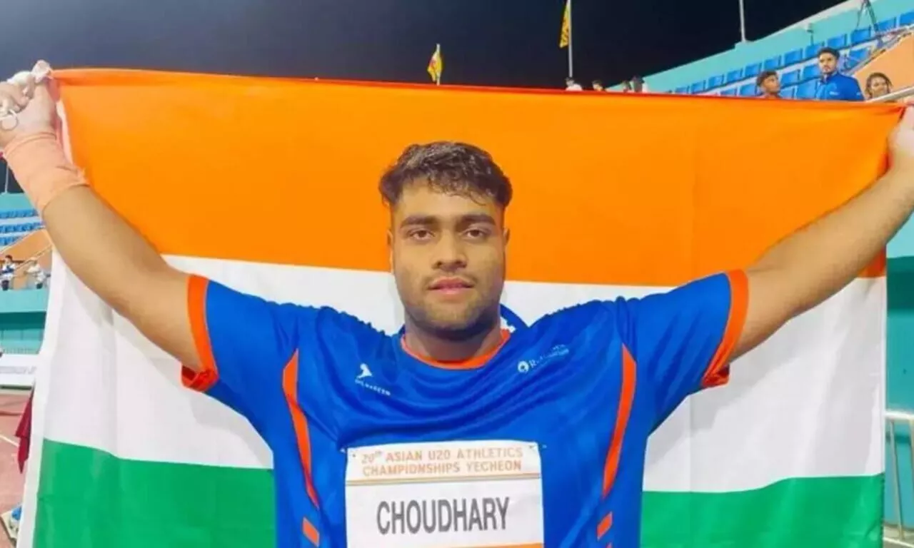 Siddharth Choudhary Asian U-20 Athletics Championships 2023