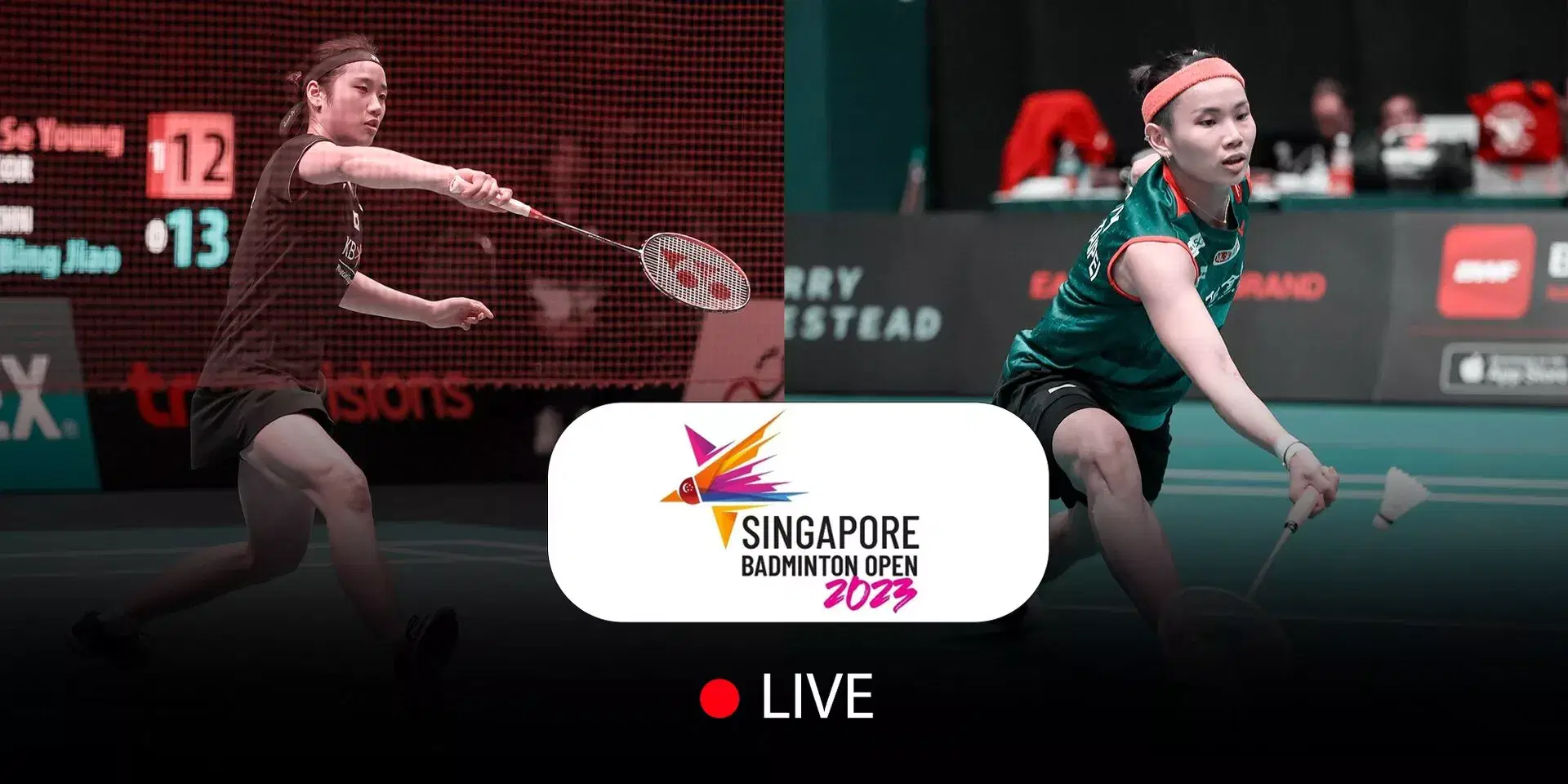 Singapore Open 2023 Semi-Finals Live