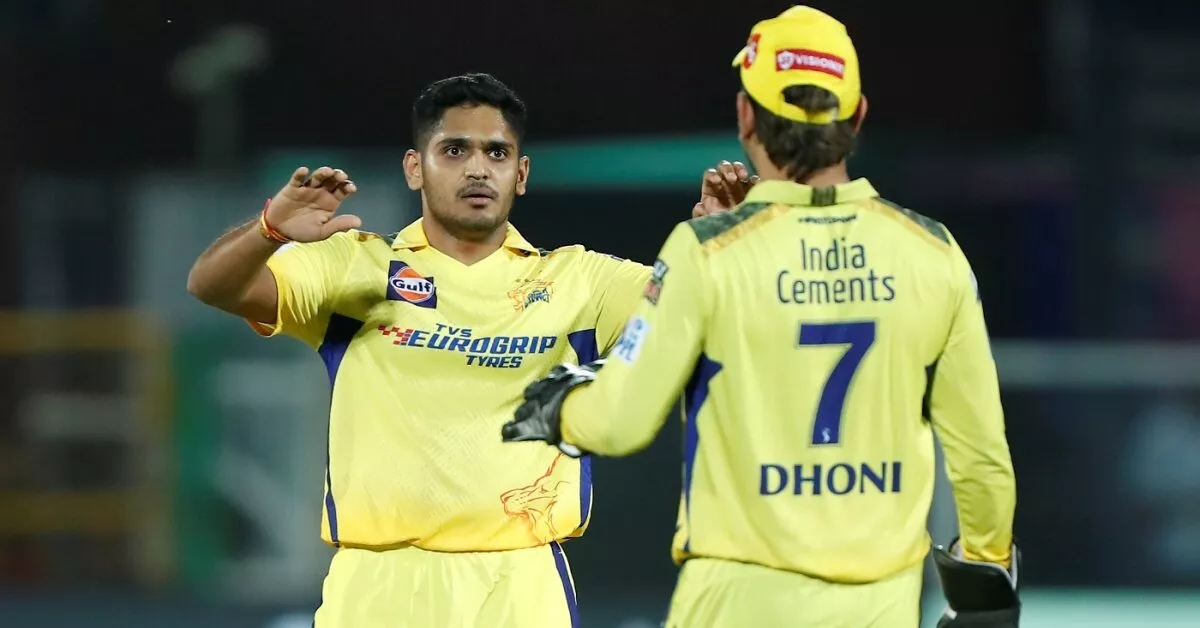 Tushar Deshpande reveals how MS Dhoni’s captaincy helped him get ...