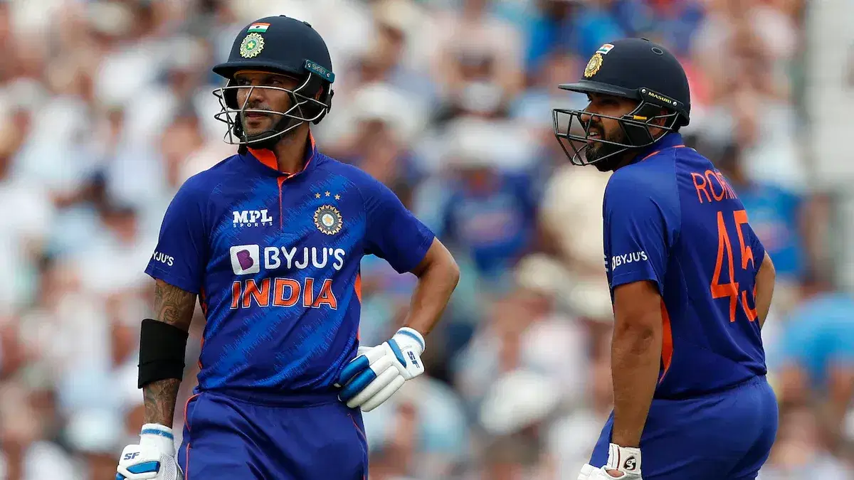 Rohit Sharma और Shikhar Dhawan