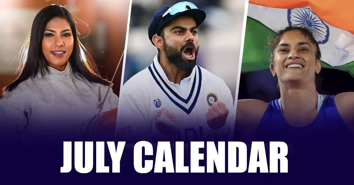 Indian Sports Calendar in 2023 Major events to look forward to in July