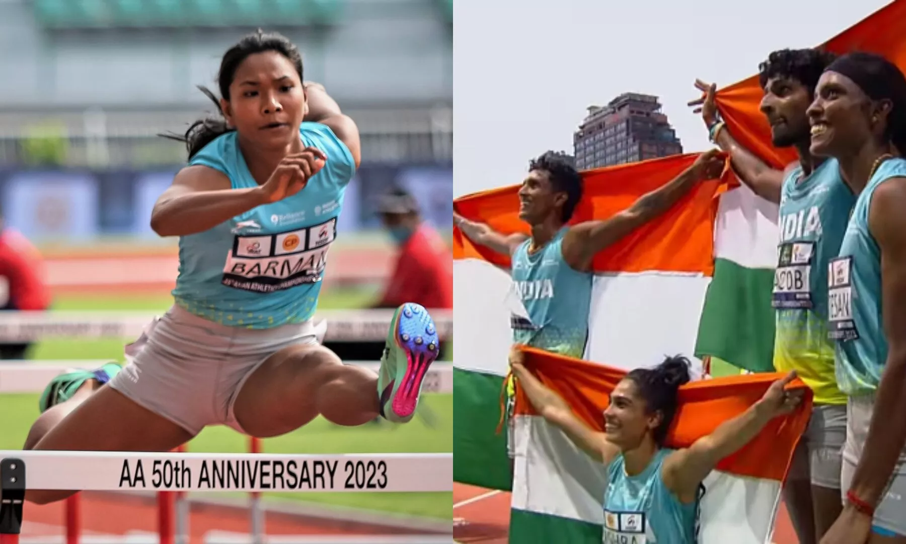 Asian Athletics Championships 2023 India’s mixed relay team wins gold